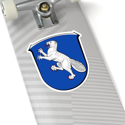 Wappen Groß-Bieberau (Germany) (Coat of Arms) STICKER Vinyl Kiss-Cut Decal - The Sticker Space