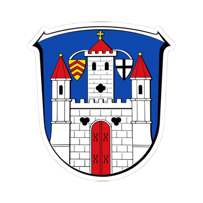 Wappen Groß-Umstadt (Germany) (Coat of Arms) STICKER Vinyl Kiss-Cut Decal 4 Inch White - The Sticker Space