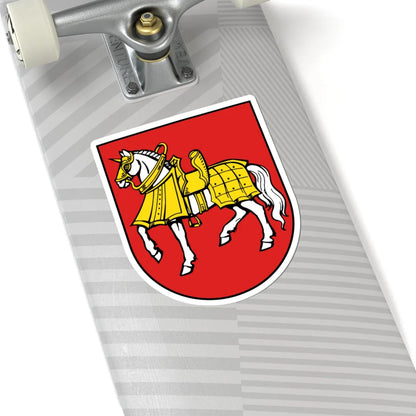 Wappen Groitzsch (Germany) (Coat of Arms) STICKER Vinyl Kiss-Cut Decal - The Sticker Space