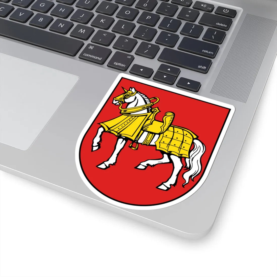 Wappen Groitzsch (Germany) (Coat of Arms) STICKER Vinyl Kiss-Cut Decal - The Sticker Space
