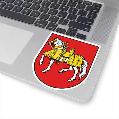 Wappen Groitzsch (Germany) (Coat of Arms) STICKER Vinyl Kiss-Cut Decal - The Sticker Space