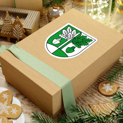 Wappen Grosspoesna (Germany) (Coat of Arms) STICKER Vinyl Kiss-Cut Decal - The Sticker Space