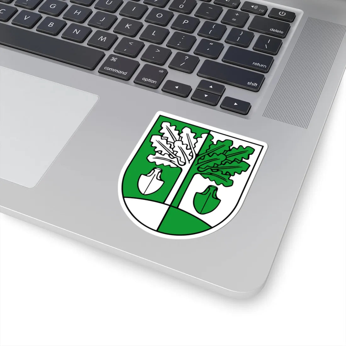 Wappen Grosspoesna (Germany) (Coat of Arms) STICKER Vinyl Kiss-Cut Decal - The Sticker Space