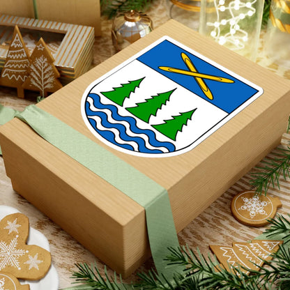 Wappen Gruenbach (Germany) (Coat of Arms) STICKER Vinyl Kiss-Cut Decal - The Sticker Space