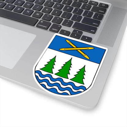 Wappen Gruenbach (Germany) (Coat of Arms) STICKER Vinyl Kiss-Cut Decal - The Sticker Space