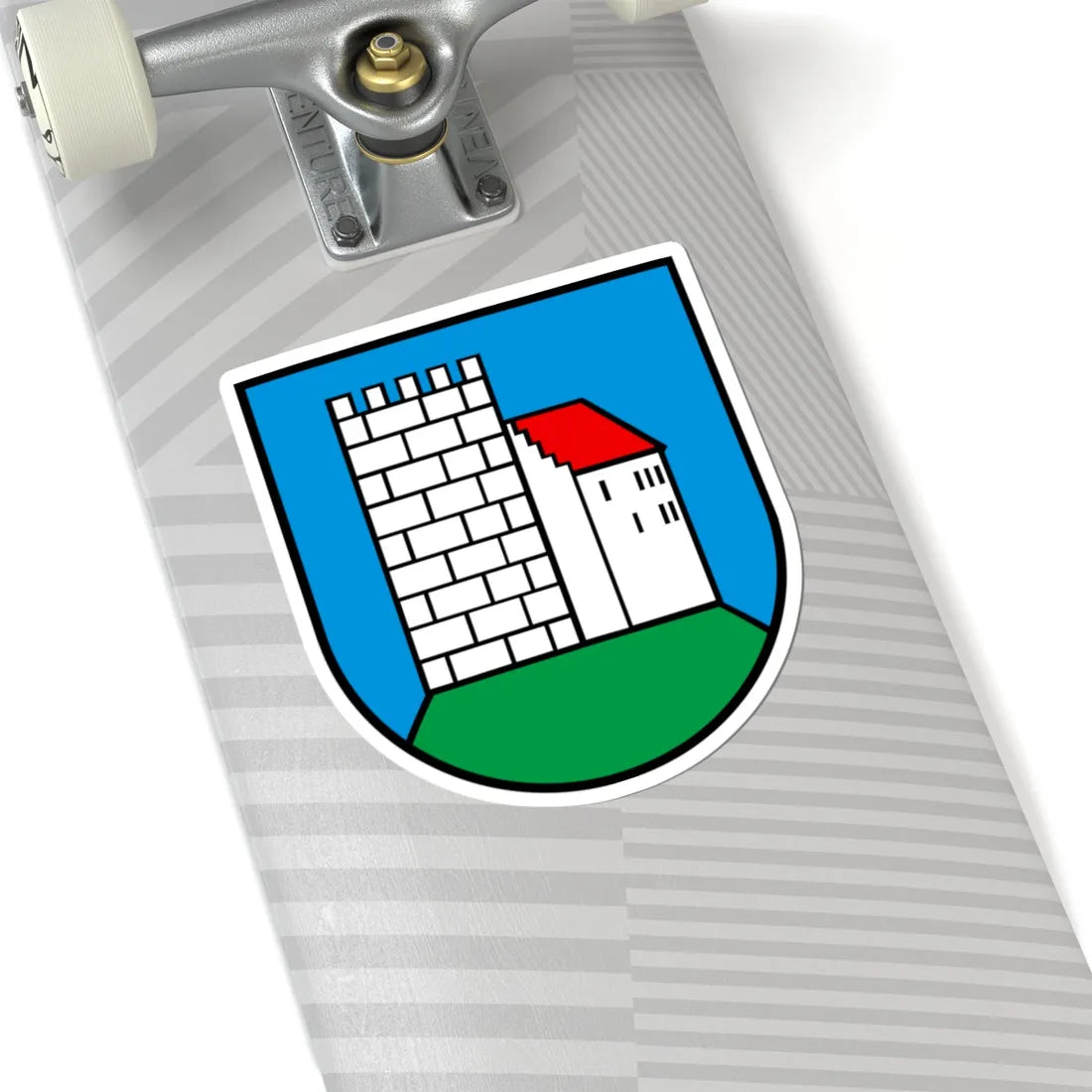 Wappen Habsburg AG (Switzerland) (Coat of Arms) STICKER Vinyl Kiss-Cut Decal - The Sticker Space