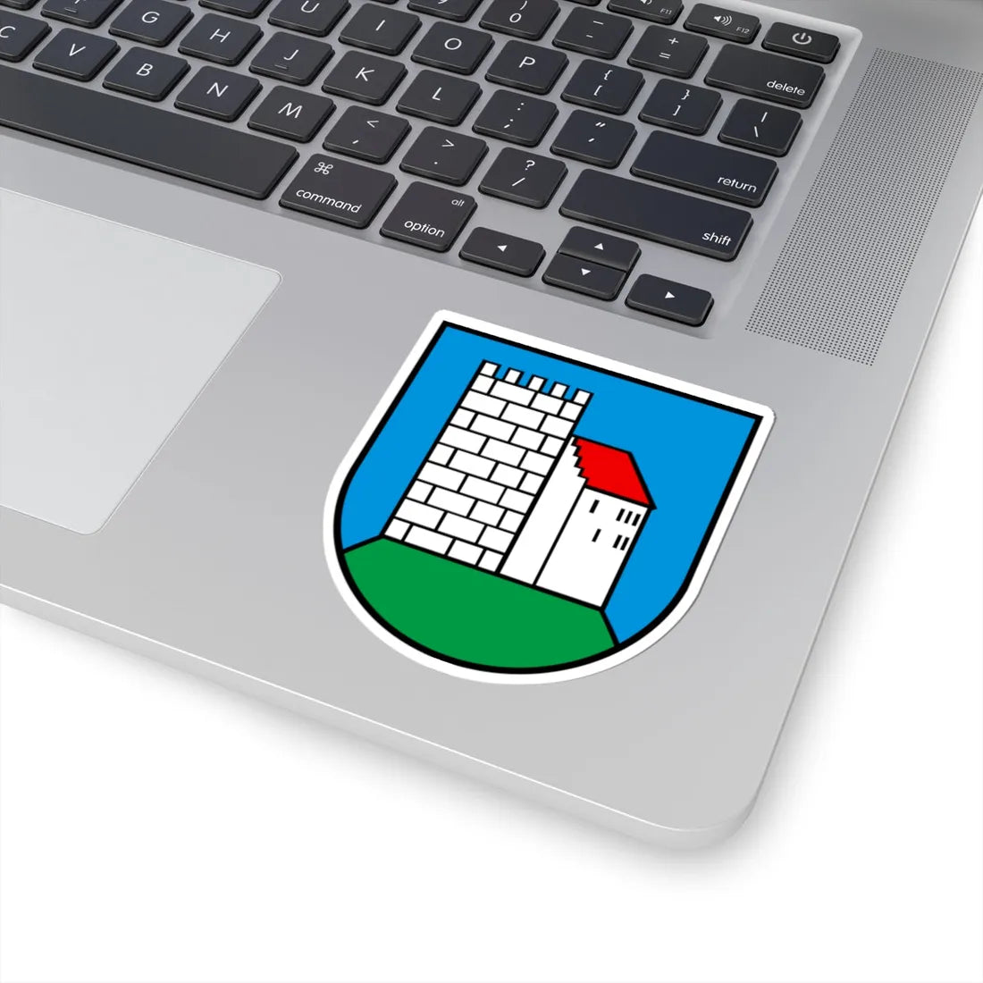 Wappen Habsburg AG (Switzerland) (Coat of Arms) STICKER Vinyl Kiss-Cut Decal - The Sticker Space