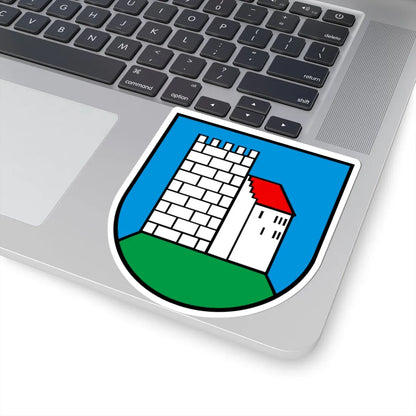 Wappen Habsburg AG (Switzerland) (Coat of Arms) STICKER Vinyl Kiss-Cut Decal - The Sticker Space