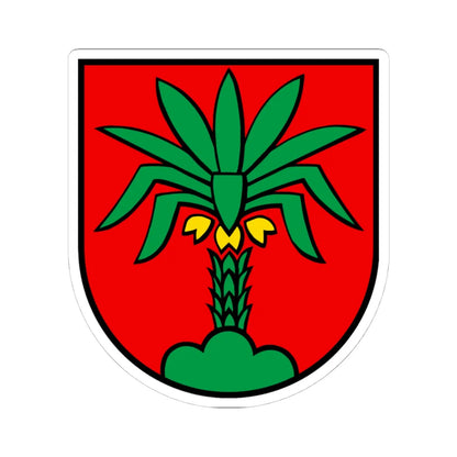 Wappen Hallwil (Switzerland) (Coat of Arms) STICKER Vinyl Kiss-Cut Decal 4 Inch White - The Sticker Space