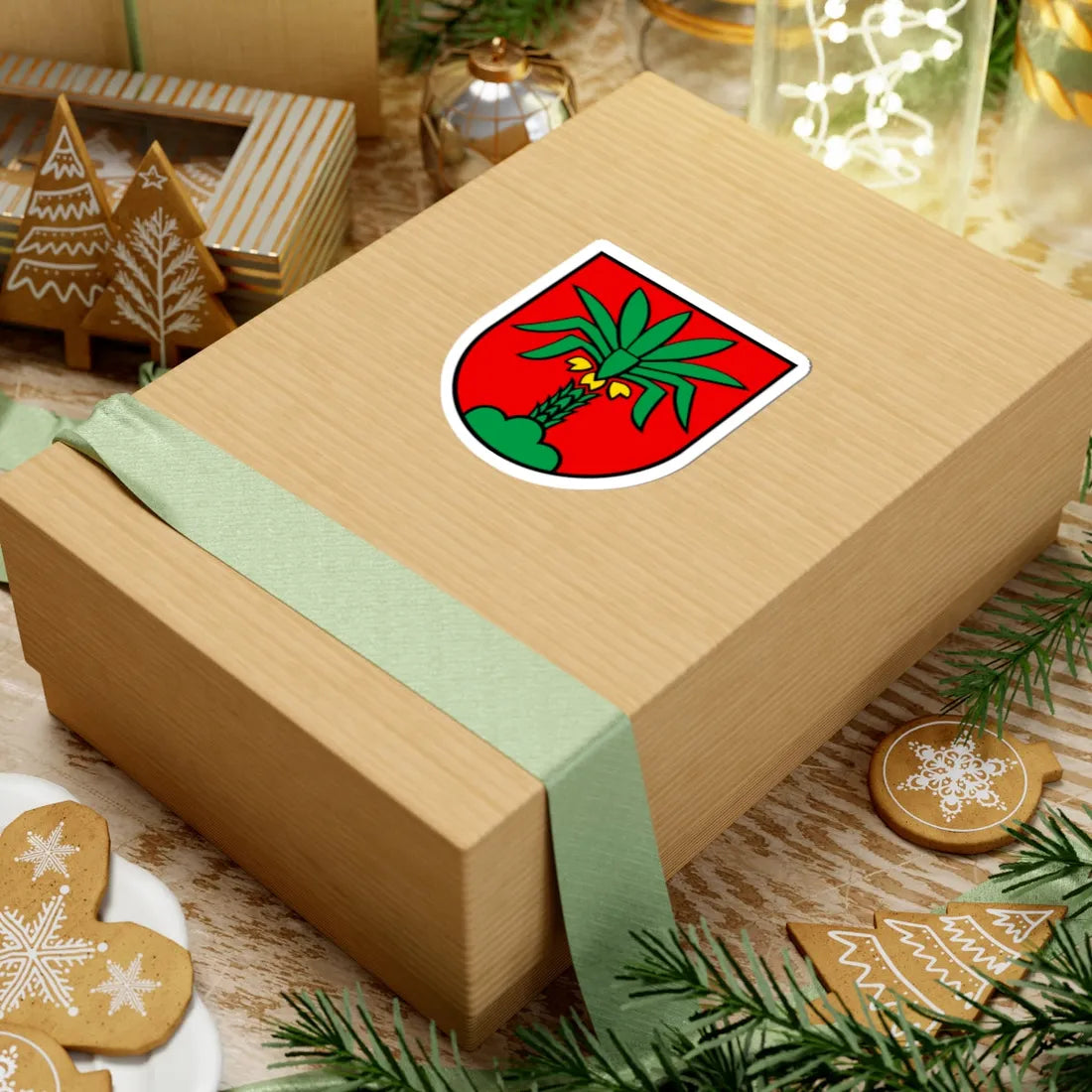 Wappen Hallwil (Switzerland) (Coat of Arms) STICKER Vinyl Kiss-Cut Decal - The Sticker Space