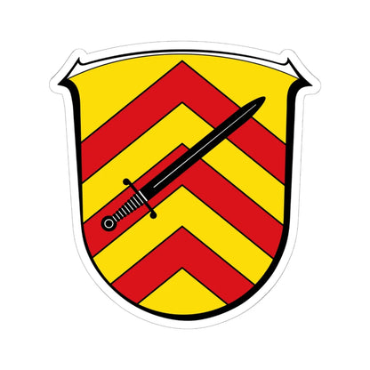 Wappen Hammersbach Hessen (Germany) (Coat of Arms) STICKER Vinyl Kiss-Cut Decal 6 Inch White - The Sticker Space