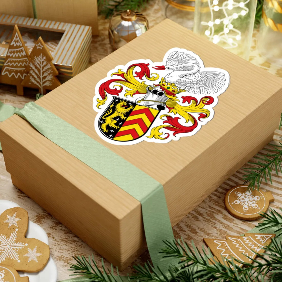 Wappen Hanau (Germany) (Coat of Arms) STICKER Vinyl Kiss-Cut Decal - The Sticker Space