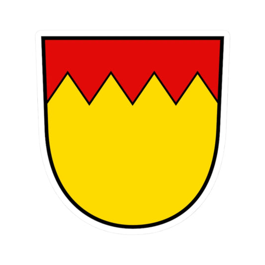 Wappen Harthausen auf der Scher (Germany) (Coat of Arms) STICKER Vinyl Kiss-Cut Decal 2 Inch White - The Sticker Space