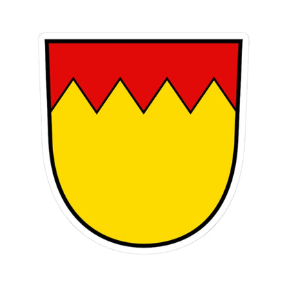 Wappen Harthausen auf der Scher (Germany) (Coat of Arms) STICKER Vinyl Kiss-Cut Decal 3 Inch White - The Sticker Space