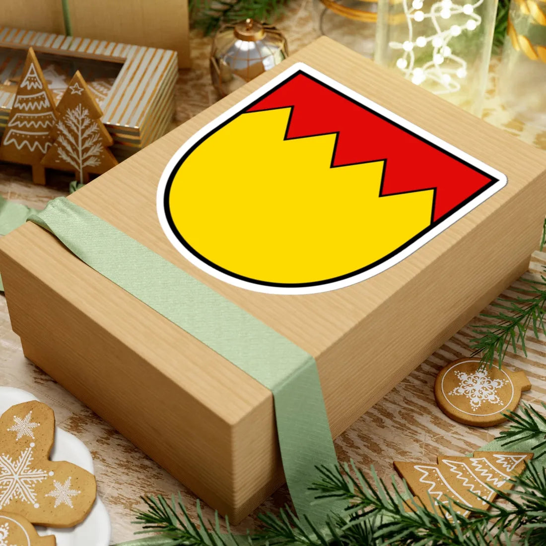 Wappen Harthausen auf der Scher (Germany) (Coat of Arms) STICKER Vinyl Kiss-Cut Decal - The Sticker Space