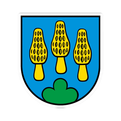 Wappen Hellikon AG (Switzerland) (Coat of Arms) STICKER Vinyl Kiss-Cut Decal 2 Inch White - The Sticker Space