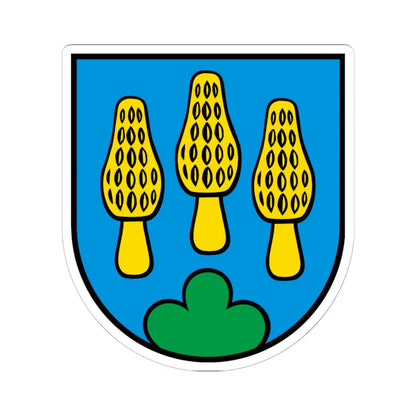 Wappen Hellikon AG (Switzerland) (Coat of Arms) STICKER Vinyl Kiss-Cut Decal 6 Inch White - The Sticker Space