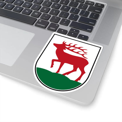 Wappen Herzberg Elster (Germany) (Coat of Arms) STICKER Vinyl Kiss-Cut Decal - The Sticker Space