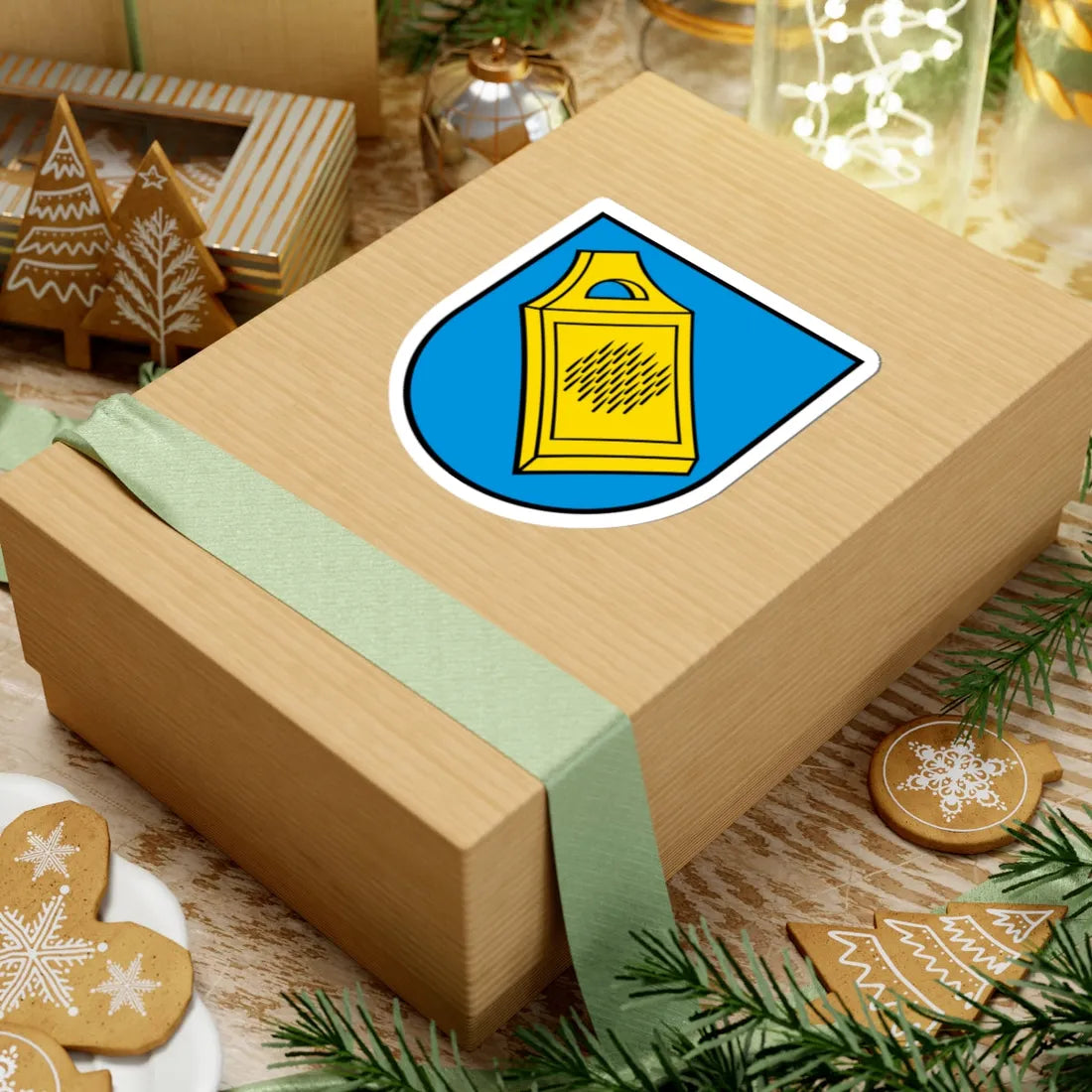 Wappen Hägglingen (Switzerland) (Coat of Arms) STICKER Vinyl Kiss-Cut Decal - The Sticker Space