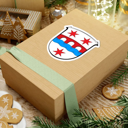 Wappen Hoechst im Odenwald (Germany) (Coat of Arms) STICKER Vinyl Kiss-Cut Decal - The Sticker Space