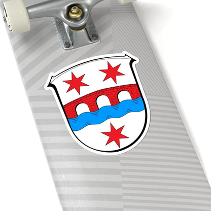 Wappen Hoechst im Odenwald (Germany) (Coat of Arms) STICKER Vinyl Kiss-Cut Decal - The Sticker Space