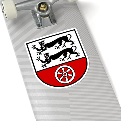 Wappen Hohenlohekreis (Germany) (Coat of Arms) STICKER Vinyl Kiss-Cut Decal - The Sticker Space