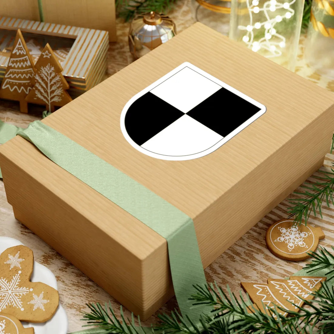 Wappen Hohenzollern 2 (Denmark) (Coat of Arms) STICKER Vinyl Kiss-Cut Decal - The Sticker Space