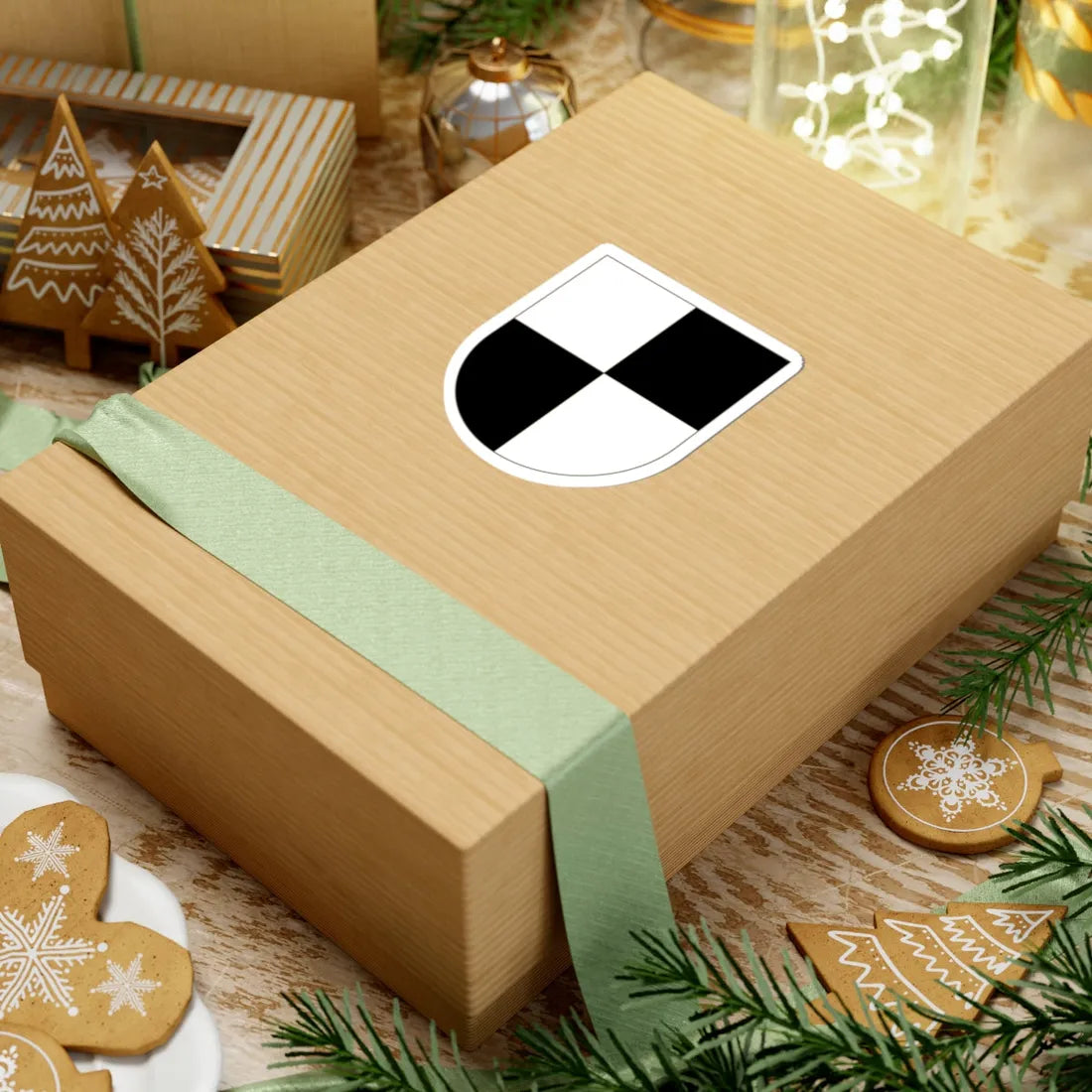 Wappen Hohenzollern 2 (Denmark) (Coat of Arms) STICKER Vinyl Kiss-Cut Decal - The Sticker Space