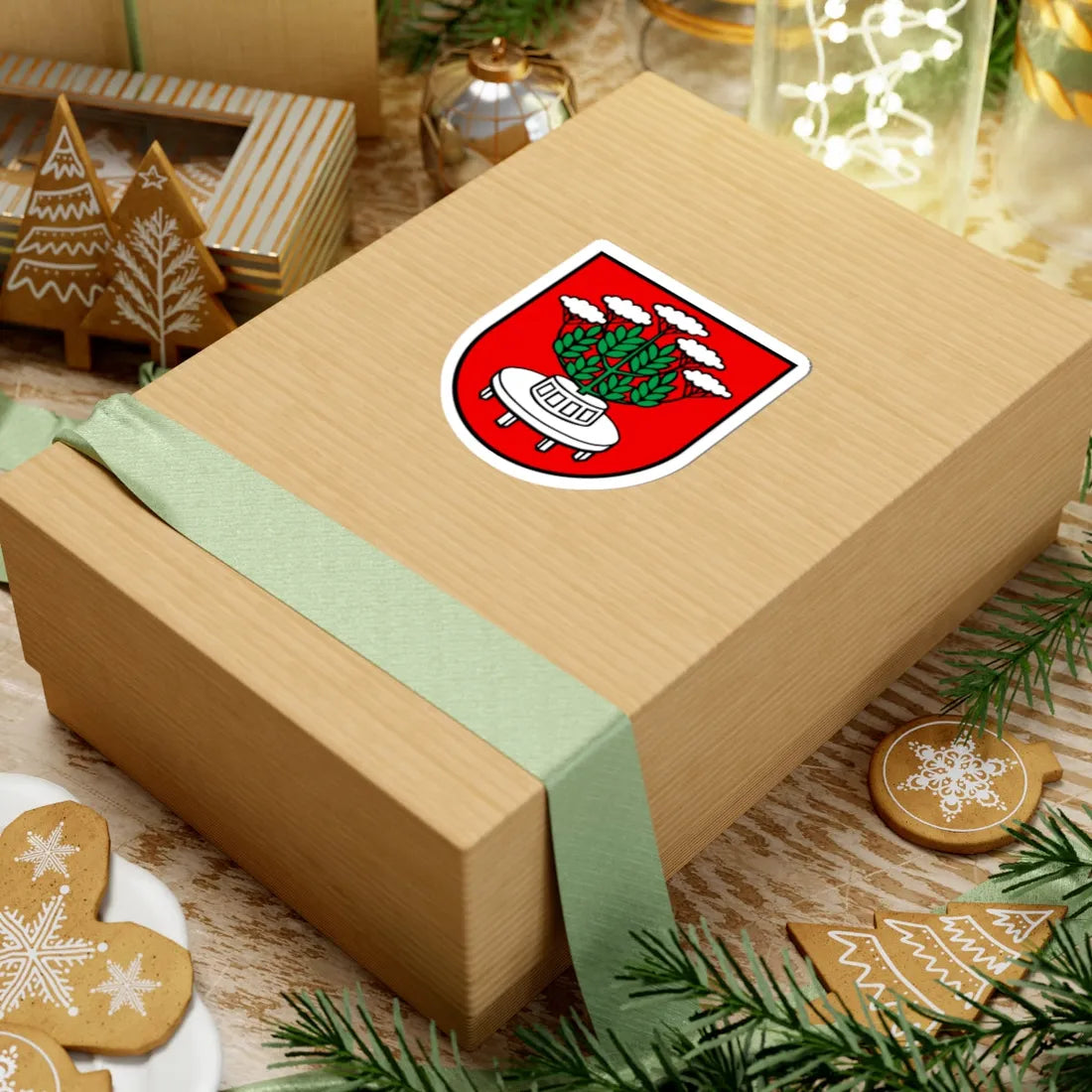 Wappen Holderbank (Switzerland) (Coat of Arms) STICKER Vinyl Kiss-Cut Decal - The Sticker Space