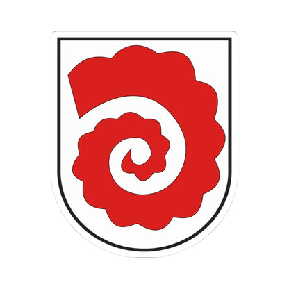 Wappen Horn (Switzerland) (Coat of Arms) STICKER Vinyl Kiss-Cut Decal 3 Inch White - The Sticker Space