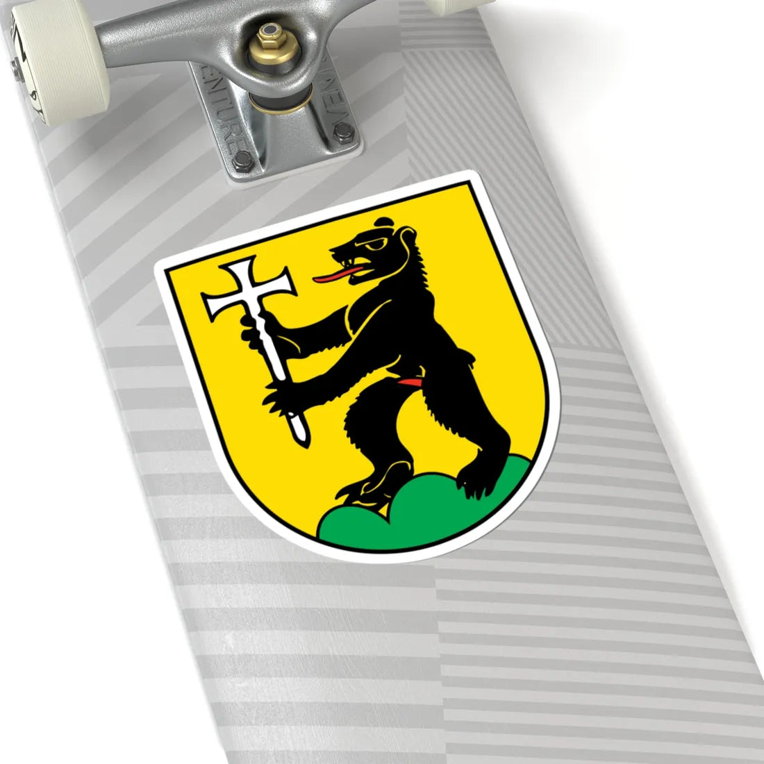 Wappen Hospental (Switzerland) (Coat of Arms) STICKER Vinyl Kiss-Cut Decal - The Sticker Space