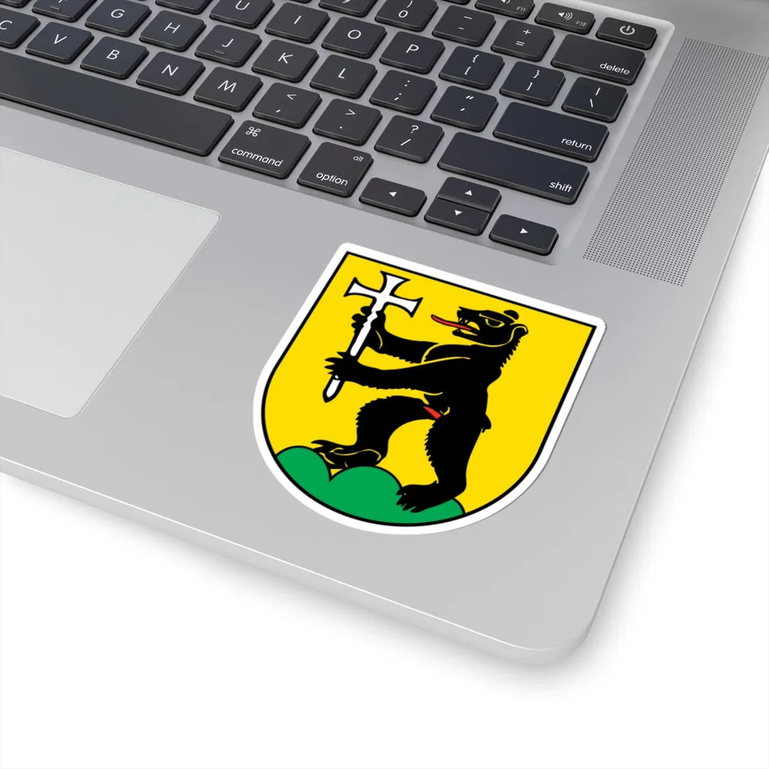Wappen Hospental (Switzerland) (Coat of Arms) STICKER Vinyl Kiss-Cut Decal - The Sticker Space