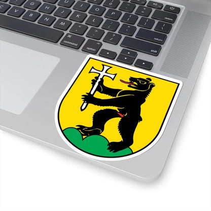 Wappen Hospental (Switzerland) (Coat of Arms) STICKER Vinyl Kiss-Cut Decal - The Sticker Space