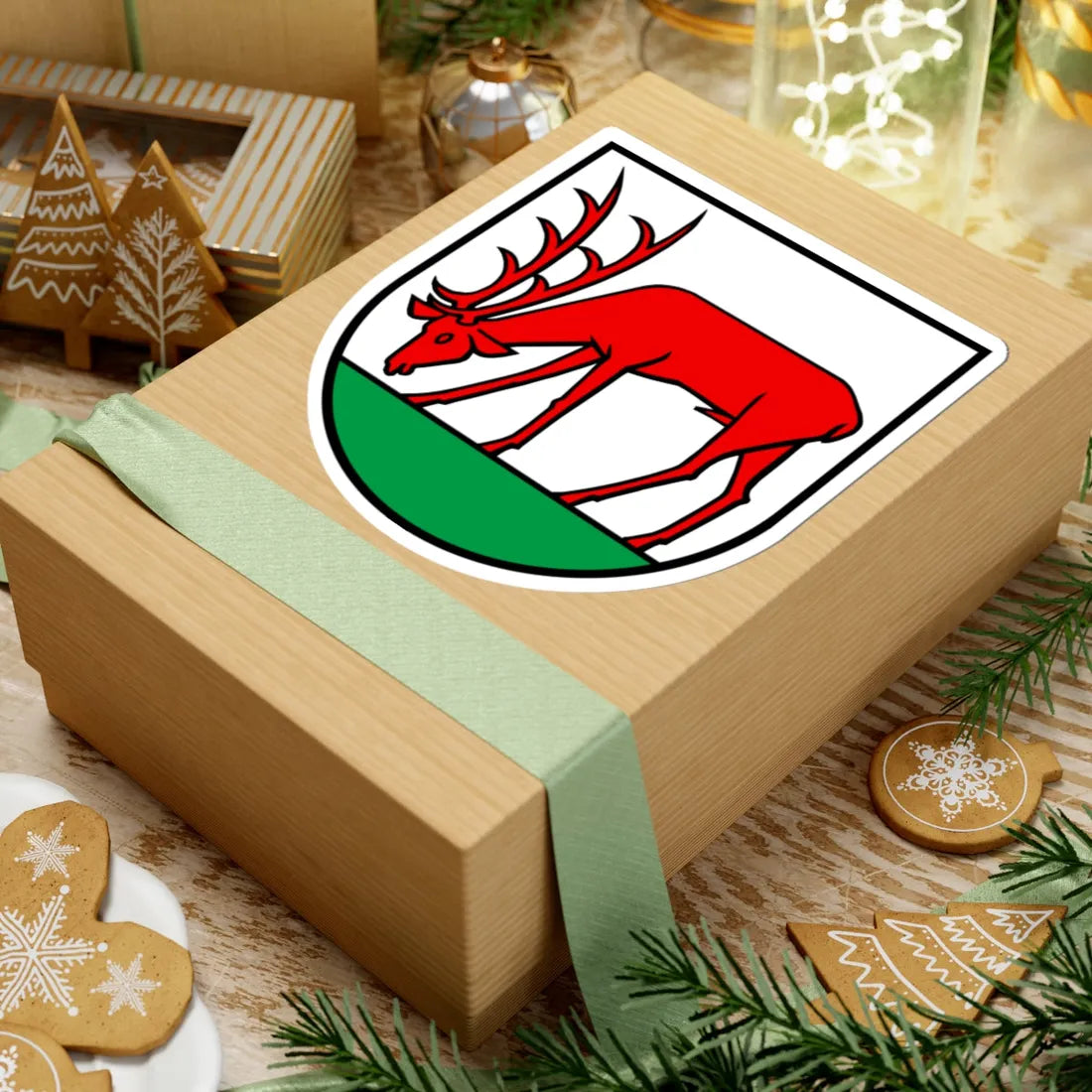 Wappen Hottwil AG (Switzerland) (Coat of Arms) STICKER Vinyl Kiss-Cut Decal - The Sticker Space