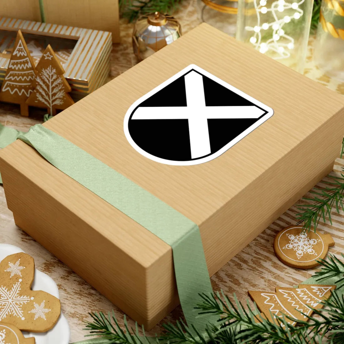 Wappen Jaun (Switzerland) (Coat of Arms) STICKER Vinyl Kiss-Cut Decal - The Sticker Space