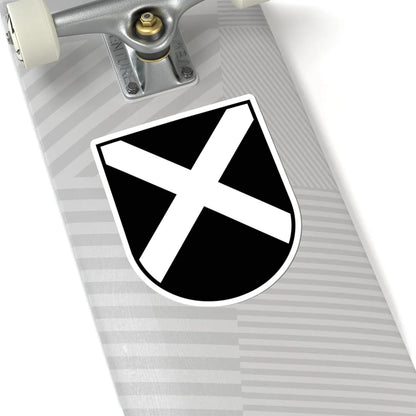 Wappen Jaun (Switzerland) (Coat of Arms) STICKER Vinyl Kiss-Cut Decal - The Sticker Space