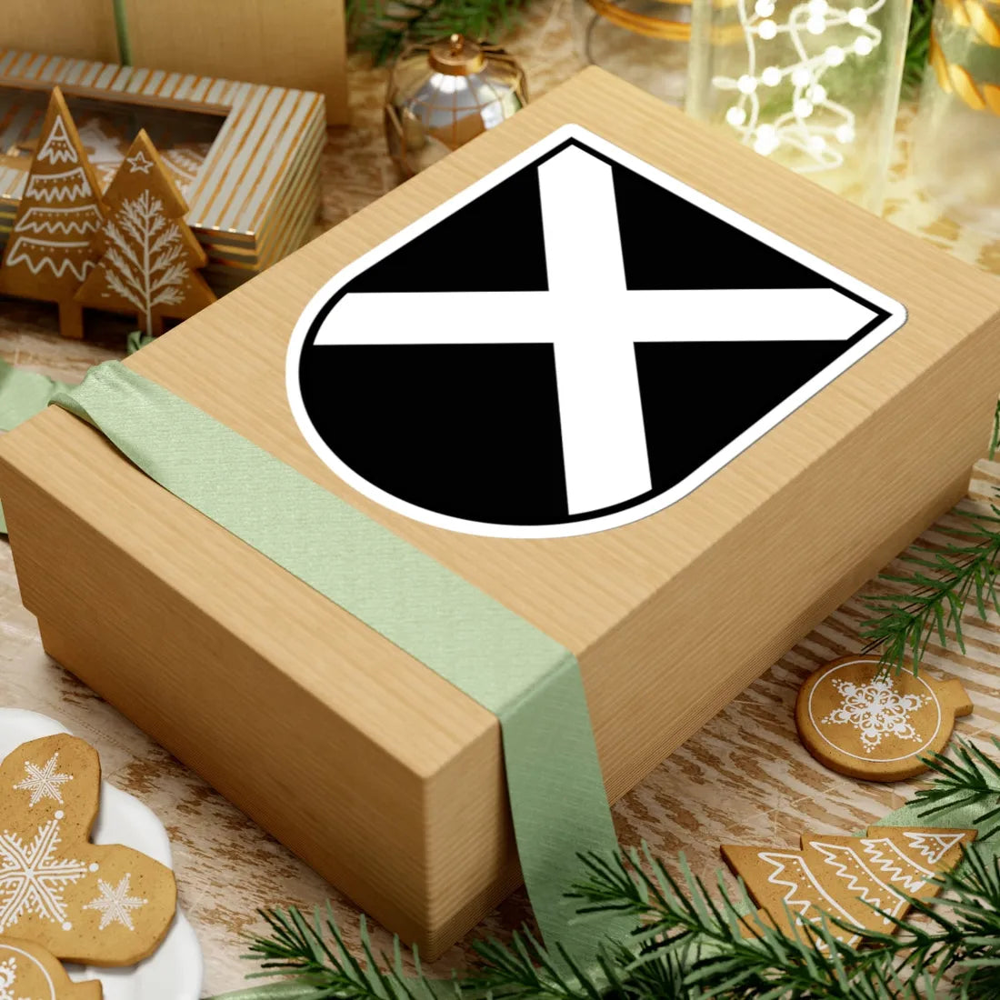 Wappen Jaun (Switzerland) (Coat of Arms) STICKER Vinyl Kiss-Cut Decal - The Sticker Space