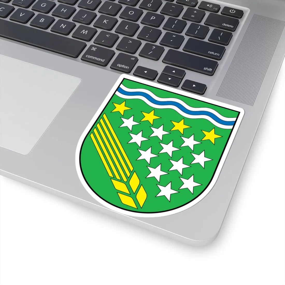 Wappen Jesewitz Sachsen (Germany) (Coat of Arms) STICKER Vinyl Kiss-Cut Decal - The Sticker Space