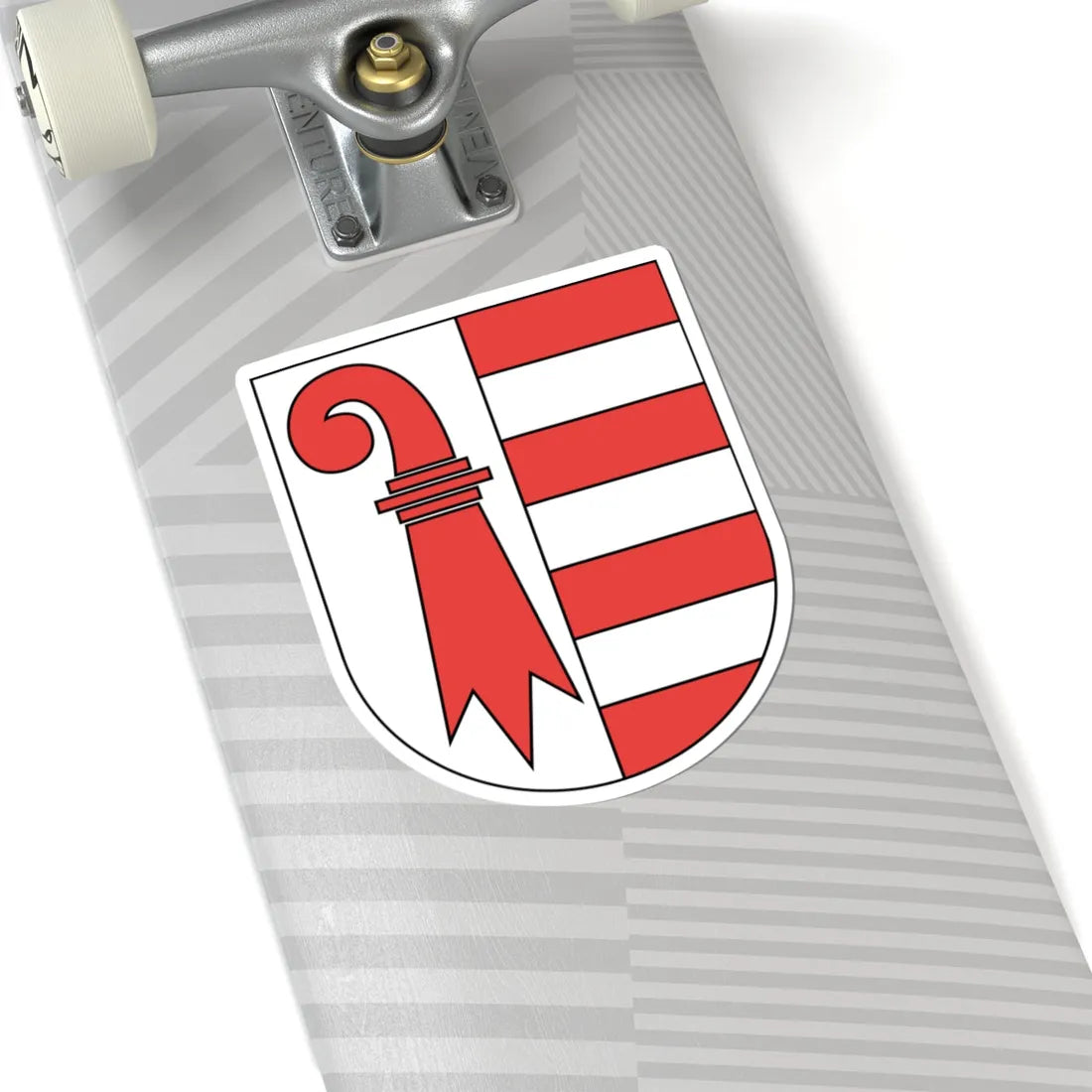 Wappen Jura matt (Switzerland) (Coat of Arms) STICKER Vinyl Kiss-Cut Decal - The Sticker Space