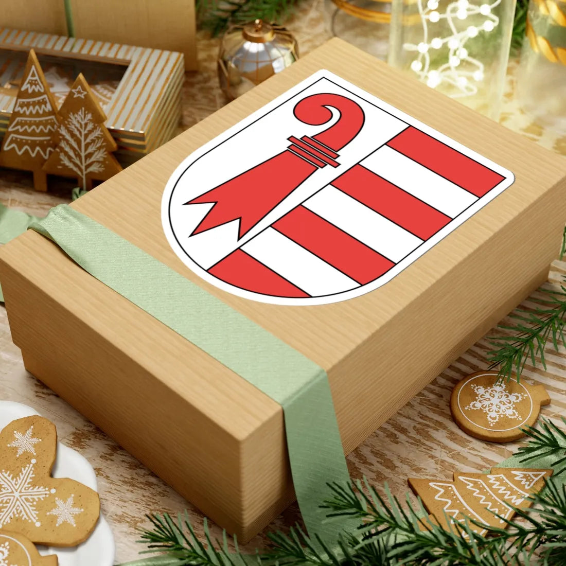 Wappen Jura matt (Switzerland) (Coat of Arms) STICKER Vinyl Kiss-Cut Decal - The Sticker Space