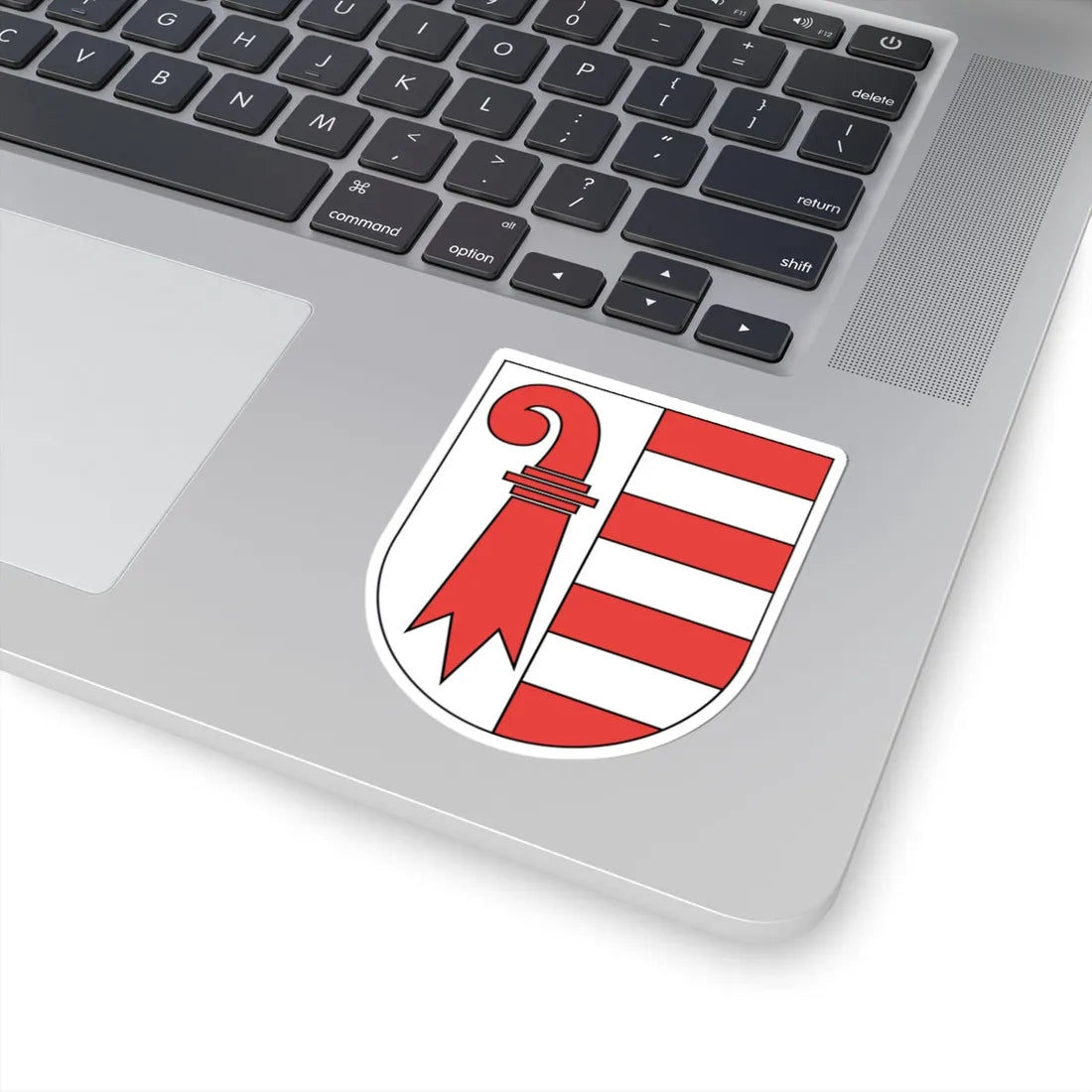 Wappen Jura matt (Switzerland) (Coat of Arms) STICKER Vinyl Kiss-Cut Decal - The Sticker Space