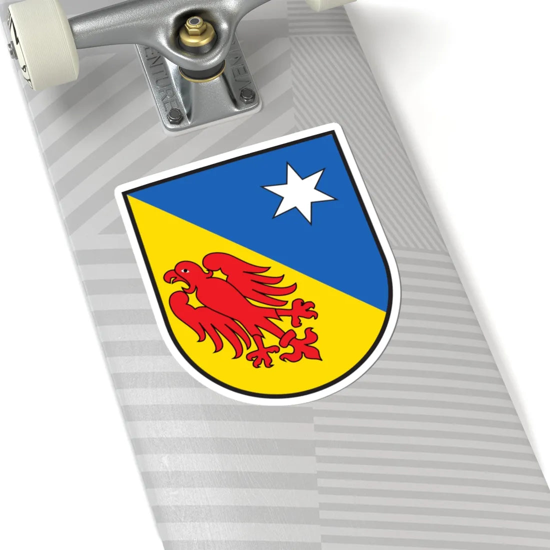Wappen Juval (Switzerland) (Coat of Arms) STICKER Vinyl Kiss-Cut Decal - The Sticker Space