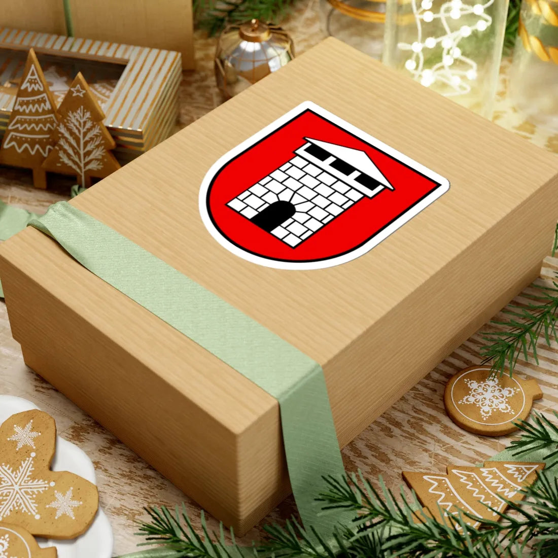 Wappen Kaiseraugst AG (Switzerland) (Coat of Arms) STICKER Vinyl Kiss-Cut Decal - The Sticker Space