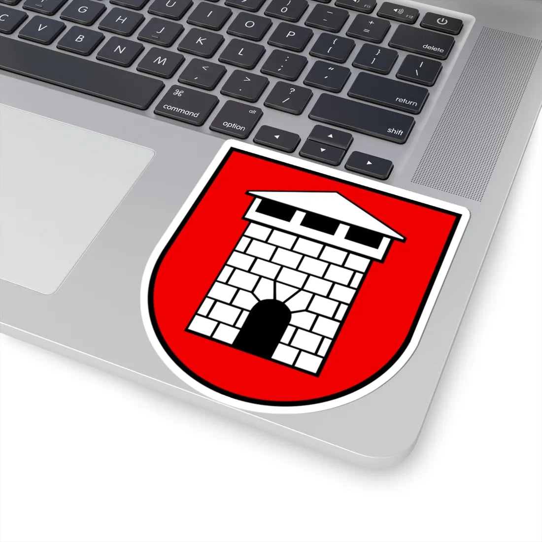 Wappen Kaiseraugst AG (Switzerland) (Coat of Arms) STICKER Vinyl Kiss-Cut Decal - The Sticker Space