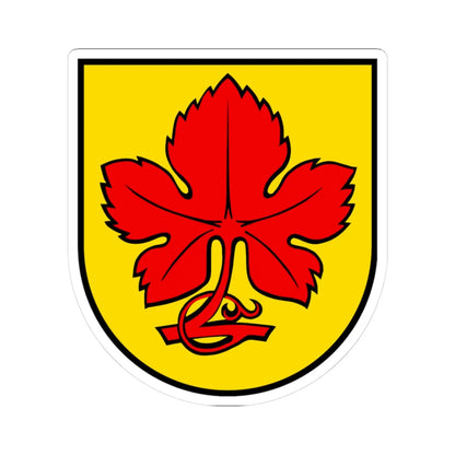 Wappen Kaisten AG (Switzerland) (Coat of Arms) STICKER Vinyl Kiss-Cut Decal 3 Inch White - The Sticker Space