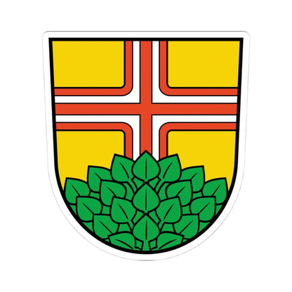 Wappen Kiekebusch (Germany) (Coat of Arms) STICKER Vinyl Kiss-Cut Decal 4 Inch White - The Sticker Space