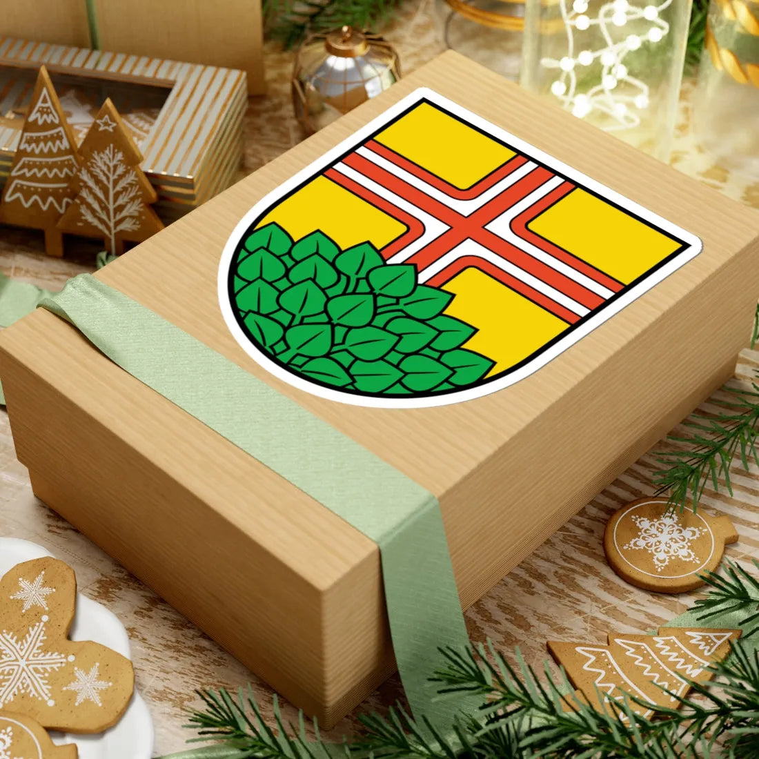 Wappen Kiekebusch (Germany) (Coat of Arms) STICKER Vinyl Kiss-Cut Decal - The Sticker Space