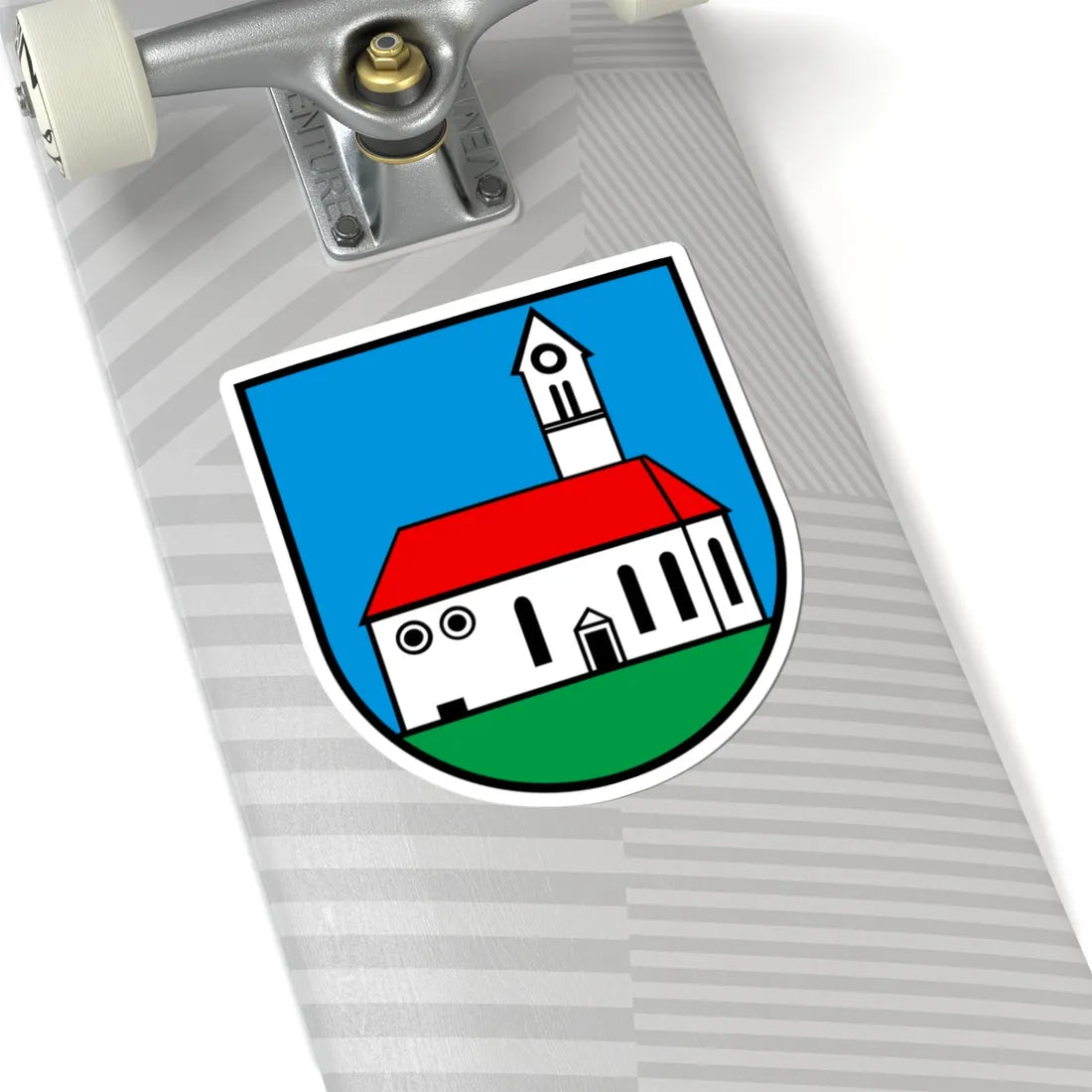 Wappen Kirchleerau AG (Switzerland) (Coat of Arms) STICKER Vinyl Kiss-Cut Decal - The Sticker Space