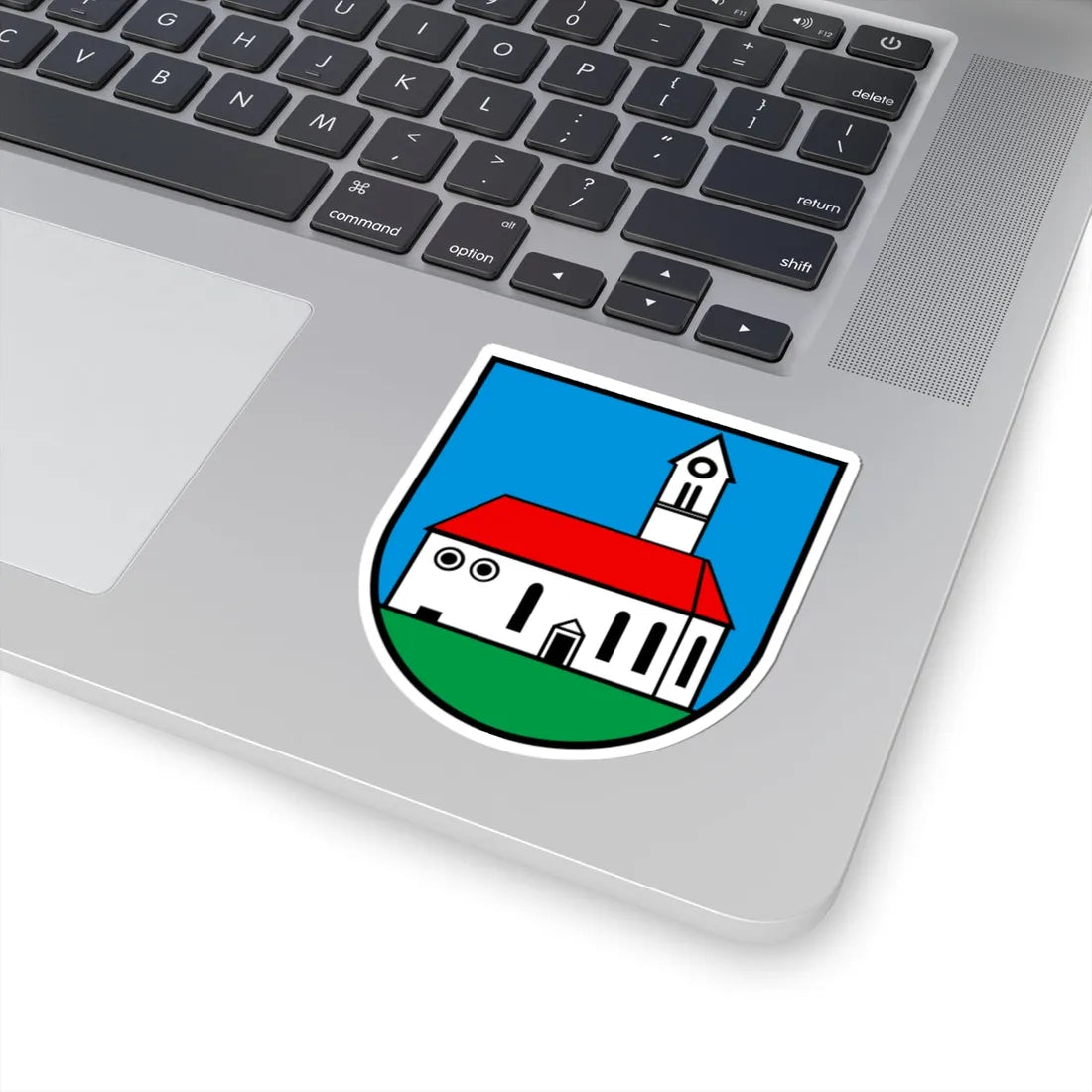 Wappen Kirchleerau AG (Switzerland) (Coat of Arms) STICKER Vinyl Kiss-Cut Decal - The Sticker Space