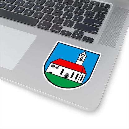 Wappen Kirchleerau AG (Switzerland) (Coat of Arms) STICKER Vinyl Kiss-Cut Decal - The Sticker Space